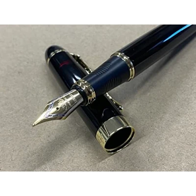 Image of Rhapsody Jinhao x450 Fountain Pen 0.5mm Medium Fine Nib Ink Pens (Deep Ruby Red)
