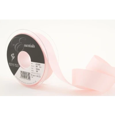 Image of Berisfords 41025 20 m x 25 mm Polyester Grosgrain Ribbon, Pink
