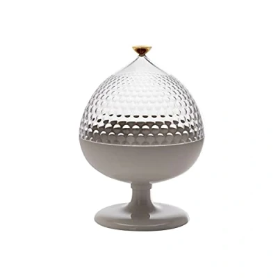 Image of Kartell Pumo, container/core, transparent and white