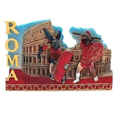Image of Rome Colosseum Italy Fridge Magnet Travel Souvenir Gift Collection Home Kitchen Decoration Magnetic Sticker, Roma Refrigerator