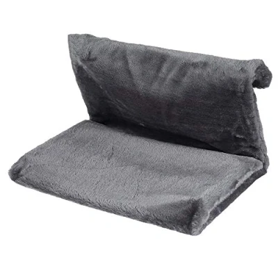 Image of SDYGDB Cat Pet Animal Hanging Luxury Radiator Bed Warm Fleece Basket Cradle Hammock Metal Iron Frame(grey)