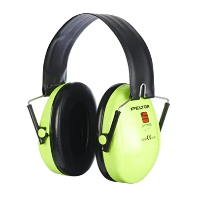 Image of 3M PELTOR Optime I Earmuffs, 28 dB, Yellow, Foldable, H510F 404 GU, XA007702138