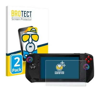 Image of brotect Screen Protector Anti Glare compatible with MSI Claw A1M (2 Pack) Matte, Fingerprint Protection Film