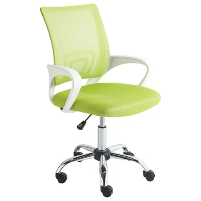 Image of Office Desk Chair Swivel Adjustable Height Tilt Lime Green Solid