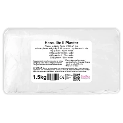 Image of Herculite No. 2 Plaster Powder for 3D Casting Sculpting (1.5kg)