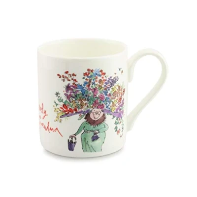 Image of Quentin Blake Lovely Grandma Bone China Mug Idea QQB35