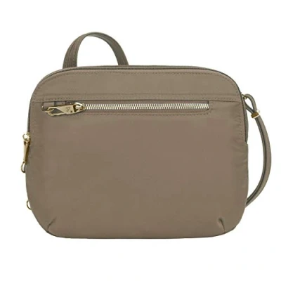 Image of Travelon Women&#039;s Anti theft Tailored E/w Organizer Travel Purse Purse, Sable, 9.5 x 7.5 2.5