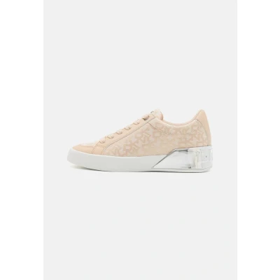 Image of DKNY Maben LACE UP Trainers, Women&#039;s, Size: 3.5, Hemp Imitation leather/ textile