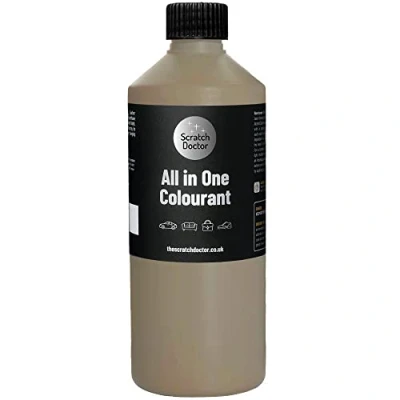 Image of Scratch Doctor All in One Leather Colourant Self Seal Dye Repair Paint for Furniture, Sofas, Car Seats (Beige, 250ml)