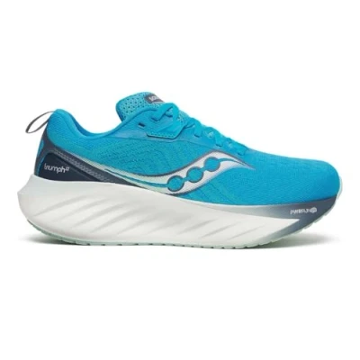 Image of Saucony Triumph 22 Neutral running shoes, Women&#039;s, Size: 3.5, Viziblue/dusk Textile/synthetics