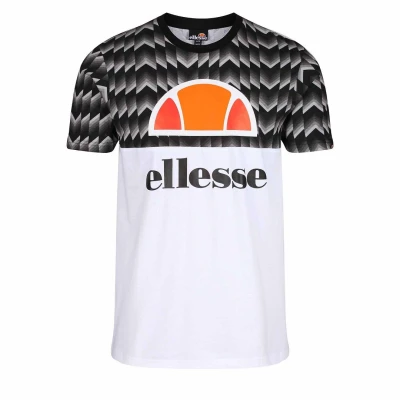 Image of Ellesse Arbatax Mens Black/White T Shirt Size X Large