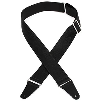 Image of Fender© Tooled Leather Strap 2&quot; Wide Black, 0996970006