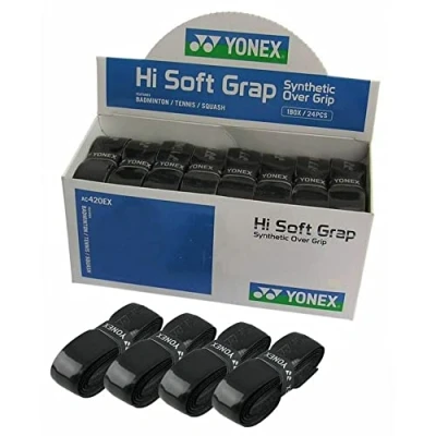 Image of YONEX Hi Soft Grap Over Grip 24 Box (black)