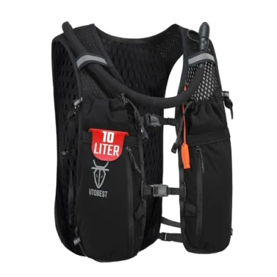 Image of UTOBEST Running Vest Backpacks Lightweight Hydration Pack 10L, with 2L Water Bladder