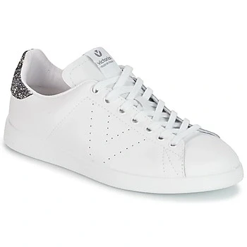 Image of victoria Tenis Leather Low Tennis &amp; Glitter Back Perforated Logo 1125104 for Women Grosella 36