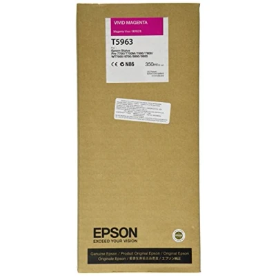Image of Epson T8243 Vivid Magenta Original UltraChrome Ink Cartridge (350ml),T596300