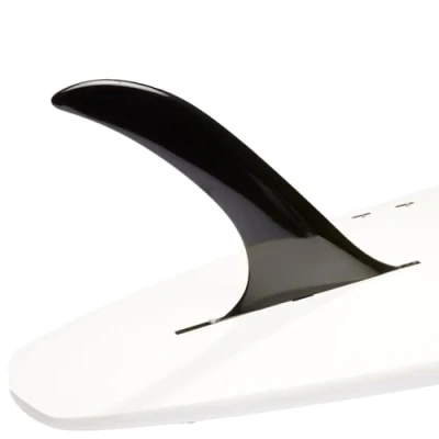 Image of DORSAL Pintail Surf Fins for SUP Longboard Surfboard Center Velzy Style Flex Fin 9.75&quot; Black