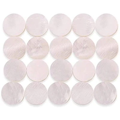 Image of Alomejor Fretboard Inlay Markers Stickers Decals for Guitar Bass 6mm(20PCS)