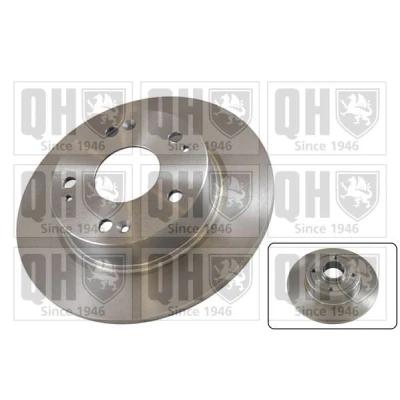 Image of 42510SDAA00 Brake disc QUINTON HAZELL BDC5604 260mm 10mm 5 solid HONDA: Accord 7 Limousine