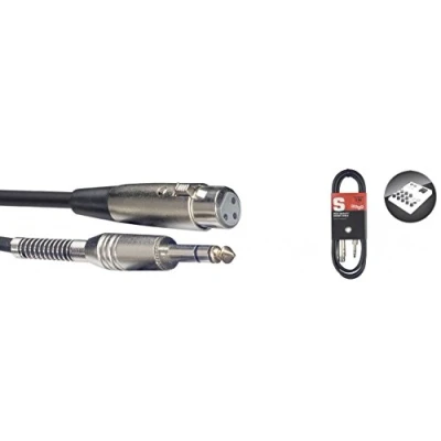 Image of Stagg 18280 S Series 3 m Pin 1x XLR Female/Jack Audio Cable