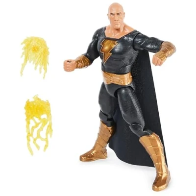 Image of DC COMICS Black Adam Deluxe Figure Directly from the Movie 30cm Scale with Lights, Sounds and Explosive Fist, Collectible Toys for Kids Ages 3+