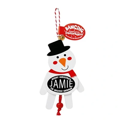 Image of History &amp; Heraldry Personalised Dancing Christmas tree Decorations (Jamie)