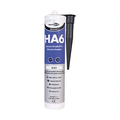 Image of 10x Bond It Black HA6 RTV Silicone Sealant Marine Aquarium Safe Water Fish Tank
