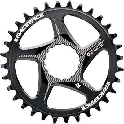 Image of Race Face Direct Mount Shimano 12V 30T Black Unisex Adult Trays, Black, 30