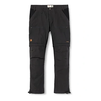 Image of Fjallraven Men&#039;s Abisko Lite Trekking Zip off M Reg Sport Trousers, Grey, 60 UK