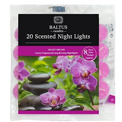 Image of Baltus Velvet Orchid Scented Night Lights 20 Pack
