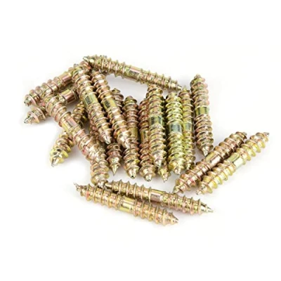 Image of 20pcs Dowel Screws Self tapping Thread Bolts for Furniture Fixing Woodworking Connector 5 * 30mm