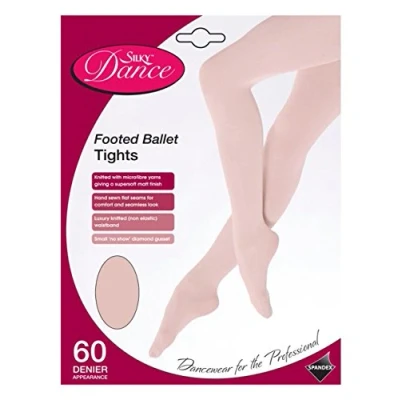 Image of Silky Full Foot Spandex Ballet Dance Tights, Childrens, Pink, Age 11/13 yrs