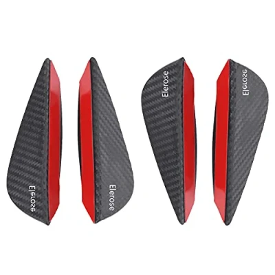 Image of 2014 W176 A250 Amg Front Canards 4X Car Bumper Body Spoiler Splitter Fins Exterior Emblems Set