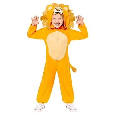 Image of (PKT) (9908794) Child Lion All In One Costume (10 12yr)