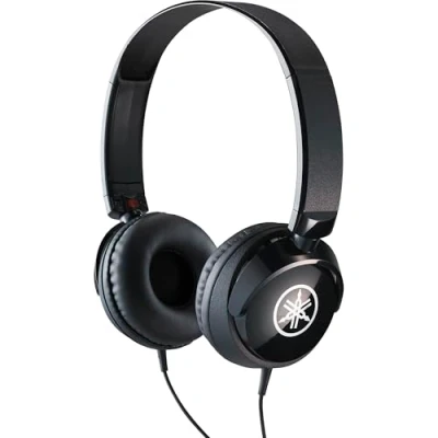 Image of Yamaha HPH 50 Headphones, Quality Sound, Deep Bass and Balanced Treble, Over Ear, Wired Musicians in Black
