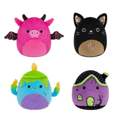 Image of Squishmallows Original Halloween 4 Pack Official Jazwares Plush (Little) (Amazon Exclusive)