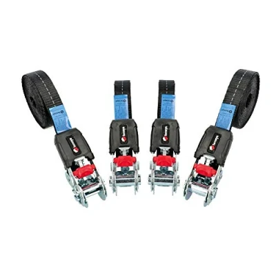 Image of TENSYS 4 Pack 25mm Wide Ratchet Lashing Straps Endless Format 5 Metre Length