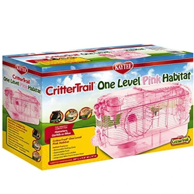 Image of Kaytee CritterTrail One Level Habitat Pink Edition