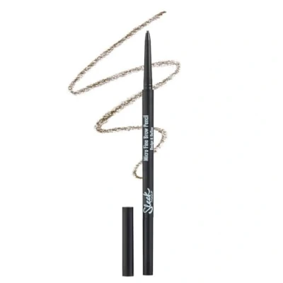 Image of Sleek MakeUP Micro Fine Brow Pencil for Precise Hair Like Strokes, Waterproof, Long Lasting, Dual Ended, Dark Brown