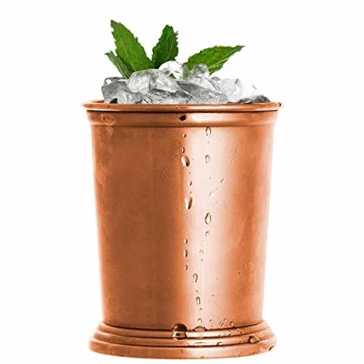 Image of Copper Julep Cup 41cl Premium Plated Japanese Steel Cocktail for Serving Mint Juleps