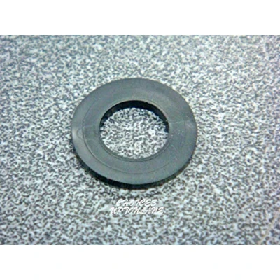 Image of Replacement Flat Black 1/2&quot; Rubber WASHERS for Various Plumbing Fittings (Number of WASHERS=25)