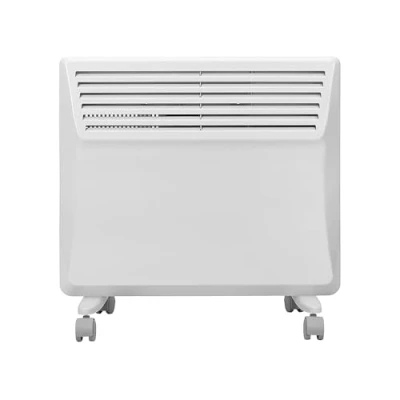 Image of Devola Electric Panel Heater Low Energy wall mounted Radiator 750W, Eco Warm Efficient Technology, Floor stand &amp; mount, Adjustable Thermostat with Programmable Timer, Lot 20, DVS750W