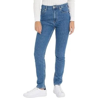 Image of Tommy Hilfiger Women&#039;s Jeans Slim Cigarette Stretch, Blue (Eve), 30W / 30L