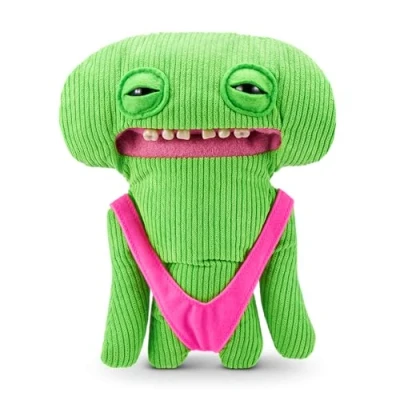 Image of Fuggler Vacay Vibes by ZURU, Funny Ugly Monster, Plush, Collectible, Toy (Smiley O Riley green)