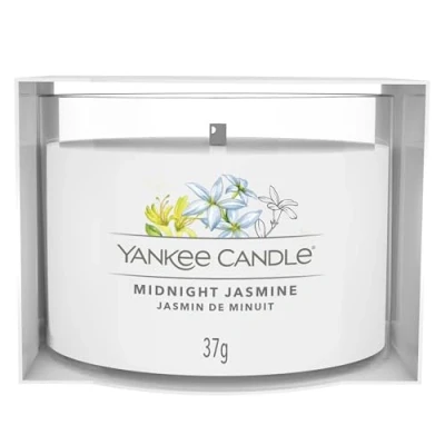 Image of Yankee Candle Midnight Jasmine Refill, 12 Hours Burn Time, Modern Style, All Season, Jar Container, 0.11 kg
