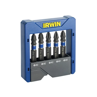 Image of Irwin Phillips Impact Screwdriver Pocket Bit Set, 5 Piece IRW1923434