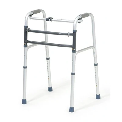Image of Drive Devilbiss Height Adjustable Articulated Folding Lightweight Aluminium Walking Frame