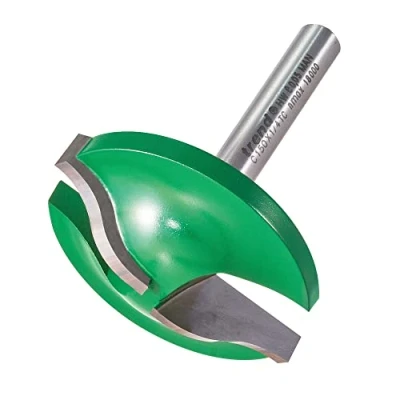 Image of Trend CraftPro Panel Raiser Router Cutter Bit, 1/4 Inch Shank, 12mm Radius and 41mm Cut Diameter, Tungsten Carbide Tipped, C150X1/4TC, Silver