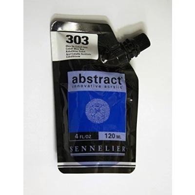 Image of Sennelier Abstract Innovative Acrylic Artist Paint Pouch 120ml (303 Cobalt Blue Hue)