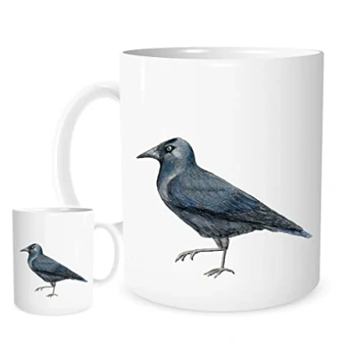 Image of Stoneys Badges 11OZ A Jackdaw Mug for Tea or Coffee